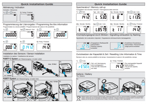 BRITA Water flow meter 3/8' 6-100