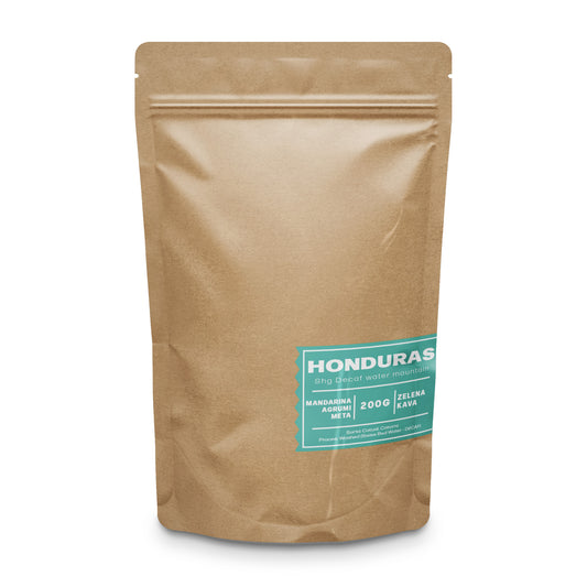HONDURAS Shg Bezkofeinska voda planina; ZELENA KAVA