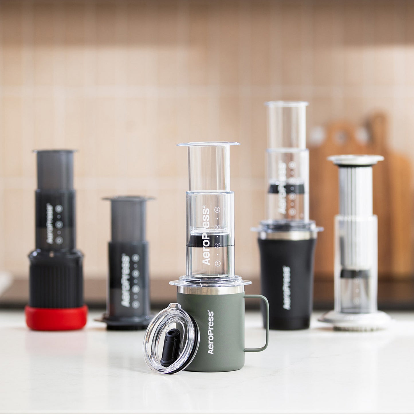 Aeropress putna šalica za kavu - Cream