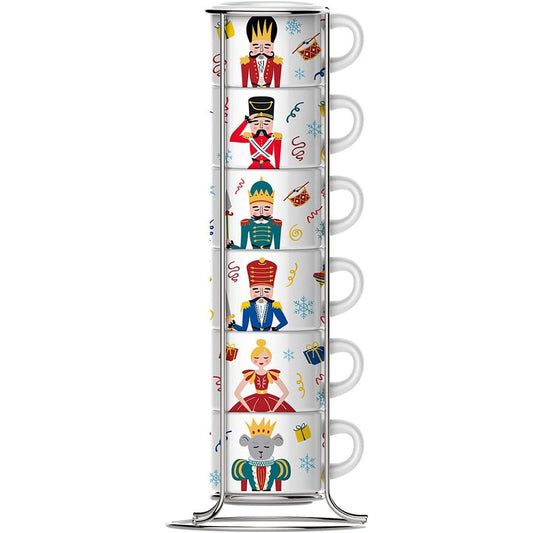 BIALETTI cup set, NUTCRACKER