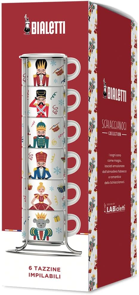 BIALETTI cup set, NUTCRACKER