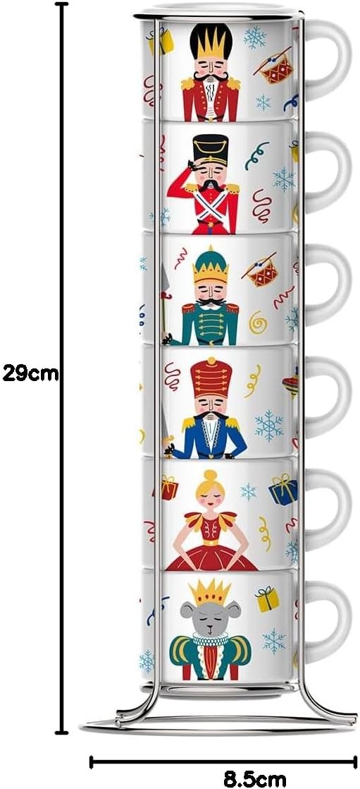 BIALETTI cup set, NUTCRACKER