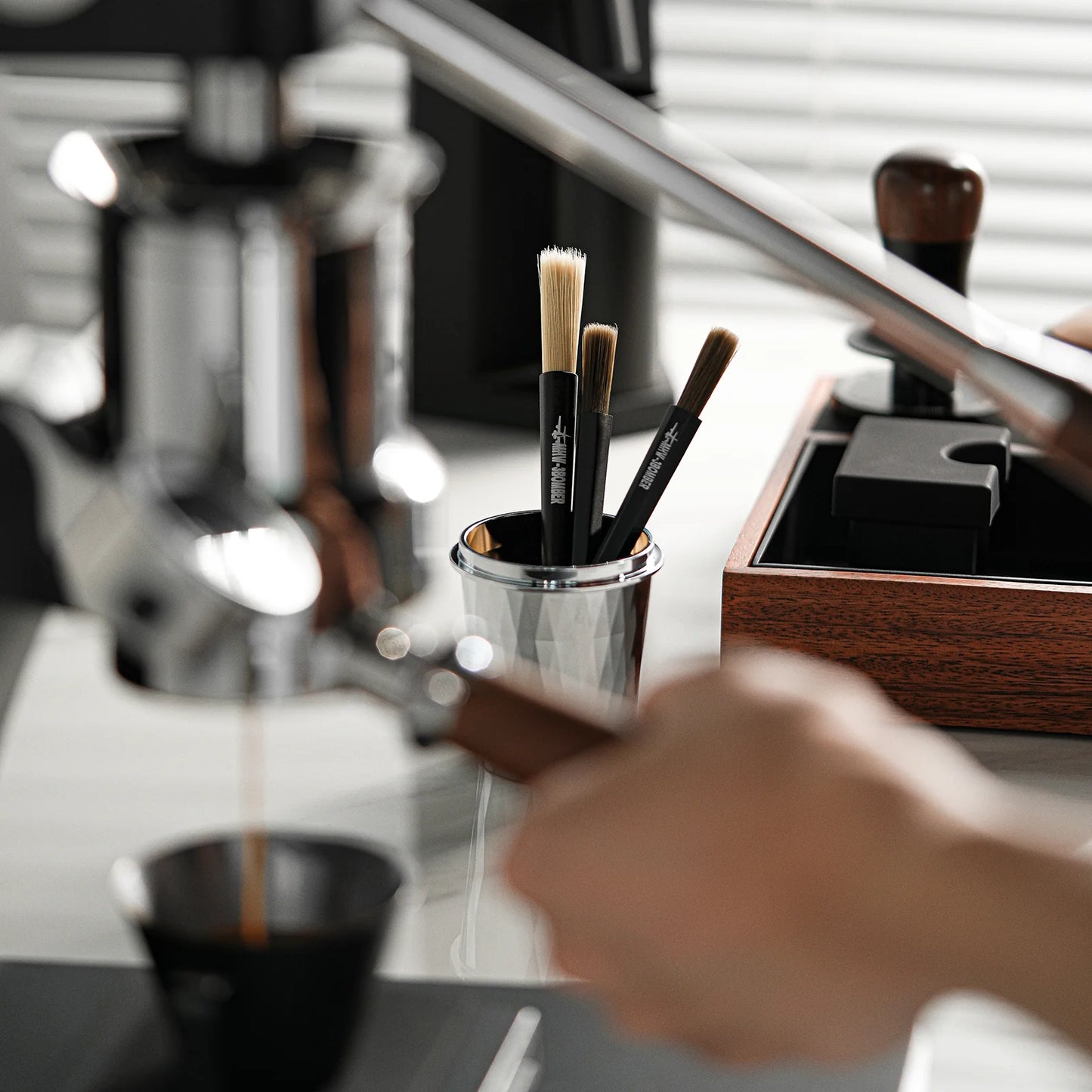 MHW-3BOMBER Četka za čišćenje kave Alat za čišćenje četkica za espresso