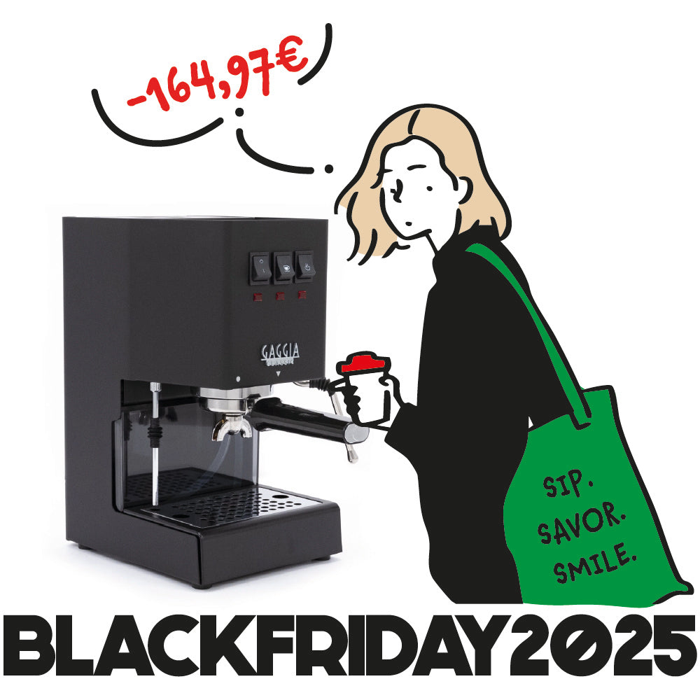 CRNI PETAK - Gaggia CLASSIC E24 Thunder Black - Color Vibes