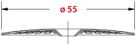 IMS Precision tuš paravan, ø 55 mm