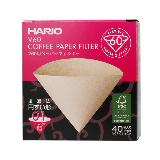 HARIO MISARASHI 01, V60 filters, 40 pcs